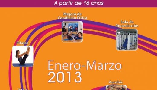 Actividades Deportivas para Adultos enero-marzo de 2013.
