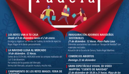 Cartel actividades navideñas comercio