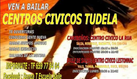 Cartel Bailes Centros Cívicos otoño 2013