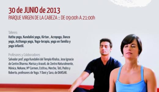 Cartel del festival de Yoga 2013