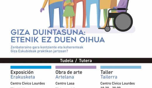 Cartel exposición derechos humanos