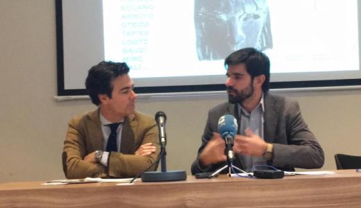 El Presidente de la Fundación ICO Pablo Zalba y el Alcalde de Tudela Eneko Larrarte