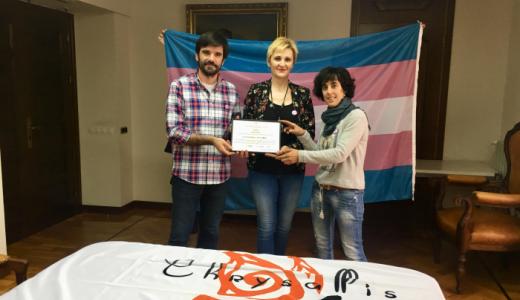 Eneko Larrarte, Brígida Gómez Liberal delegada de Chrysallis España y Marisa Marqués