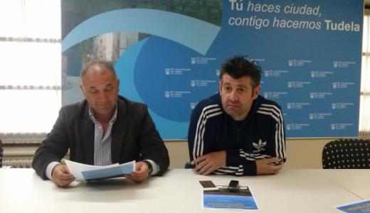 Jesús Álava (Concejal de Deportes) y Javier Colino (promotor de la iniciativa)