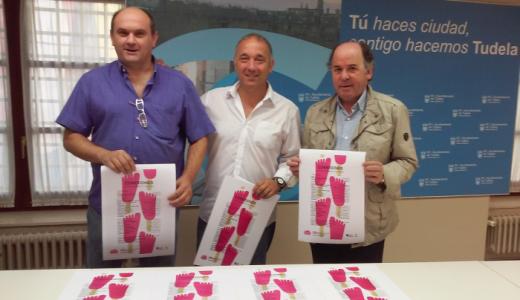 José Ignacio Santos(Comerciantes Barrio de Lourdes) , Jesús Álava (Ayuntamiento) y  Manuel Luis Pérez ( Comerciantes Casco Viejo).
