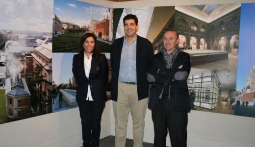 Merche Sanpedro, Luis Casado y Jesús Mª Ramírez