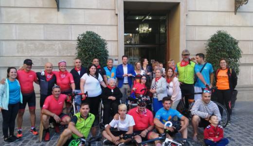 Recepción oficial al equipo LVDVS  protagonistas del proyecto “Contigo desde el KM.0”  que busca dar visibilidad a la parálisis cerebral