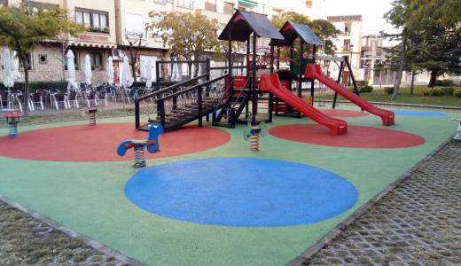 reposición del suelo Parque Paseo de Invierno 1
