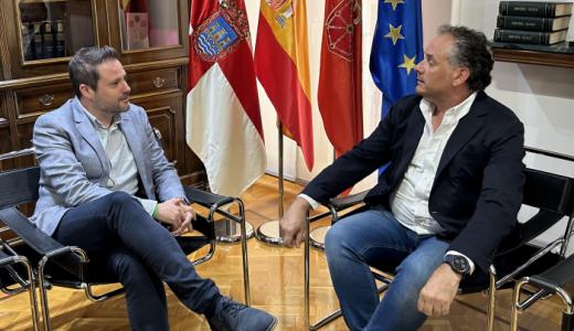 Reunión alcalde Tudela y Tarazona