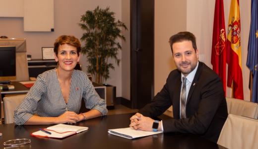 Reunión con María Chivite.