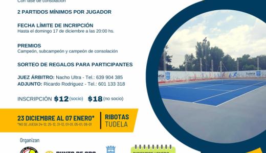 Tenis II Torneo de Navidad "Ciudad de Tudela"
