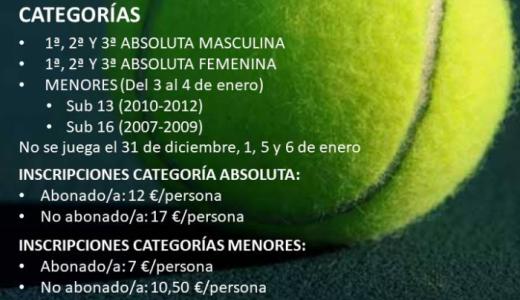 VI Torneo de Pádel de Navidad CDM Clara Campoamor