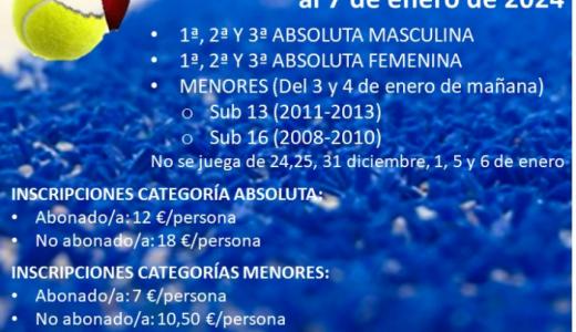 VII Torneo de Navidad de Pádel Cdm Clara Campoamor