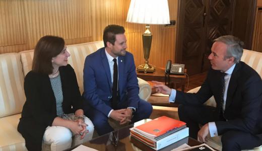 Visita del alcalde Alejandro Toquero a Zaragoza