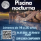 Cartel piscina nocturna