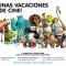 Cartel "unas vacaciones de cine"
