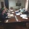 Comisión de Seguimiento: De izda. a dcha: Domingo Gil (PPN),Ana Mª Ruiz (IU-EZ), Manuel Campillo (PSN), Miguel Carasusán (O.R.V.E), Faustino Pérez (Comerciantes),Juan Luis Chueca (Vecinos ) y Merche San Pedro (UPN).