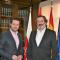 El alcalde Alejandro Toquero y el presidente de ANVITE José Ignacio Toca.