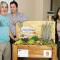 Foto: Voz de la Ribera. Diego Blanco y Javier García, del colectivo Helianto, y Olga Risueño, concejal de Medio Ambiente del ayuntamiento de Tudela