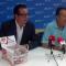 Francisco Javier Bueno, director de Formación de Proyecto Salvavidas, y Fernando Inaga, concejal de Festejos del Ayuntamiento de Tudela