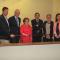 Luis Casado, Alberto Pascual, María Forcada. José Antonio Asiáin, Rosa Jaso y Merche Sanpedro