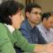 Marisa Marqués (IE), Rubén Domínguez (Tudela Puede) y José Ángel Andrés (PSN-PSOE)