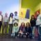 Participantes en la Jornada de ayer junto al alcalde Eneko Larrarte